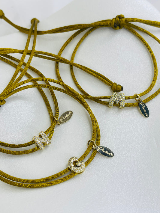 Gia Initial Satin