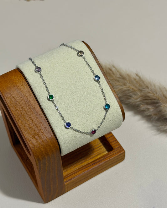 Diamond anklet