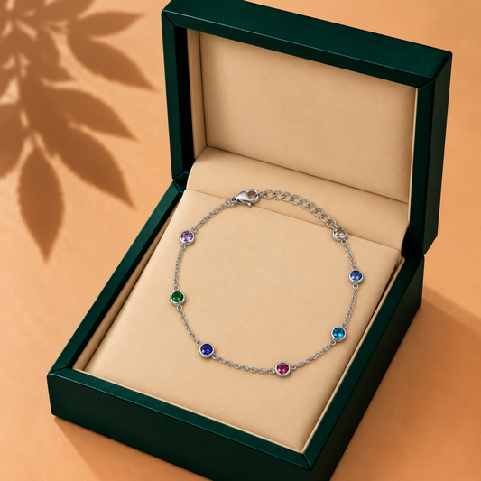 Diamond anklet