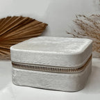 Joyero en pana cuadrado