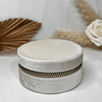 Joyero en pana circular